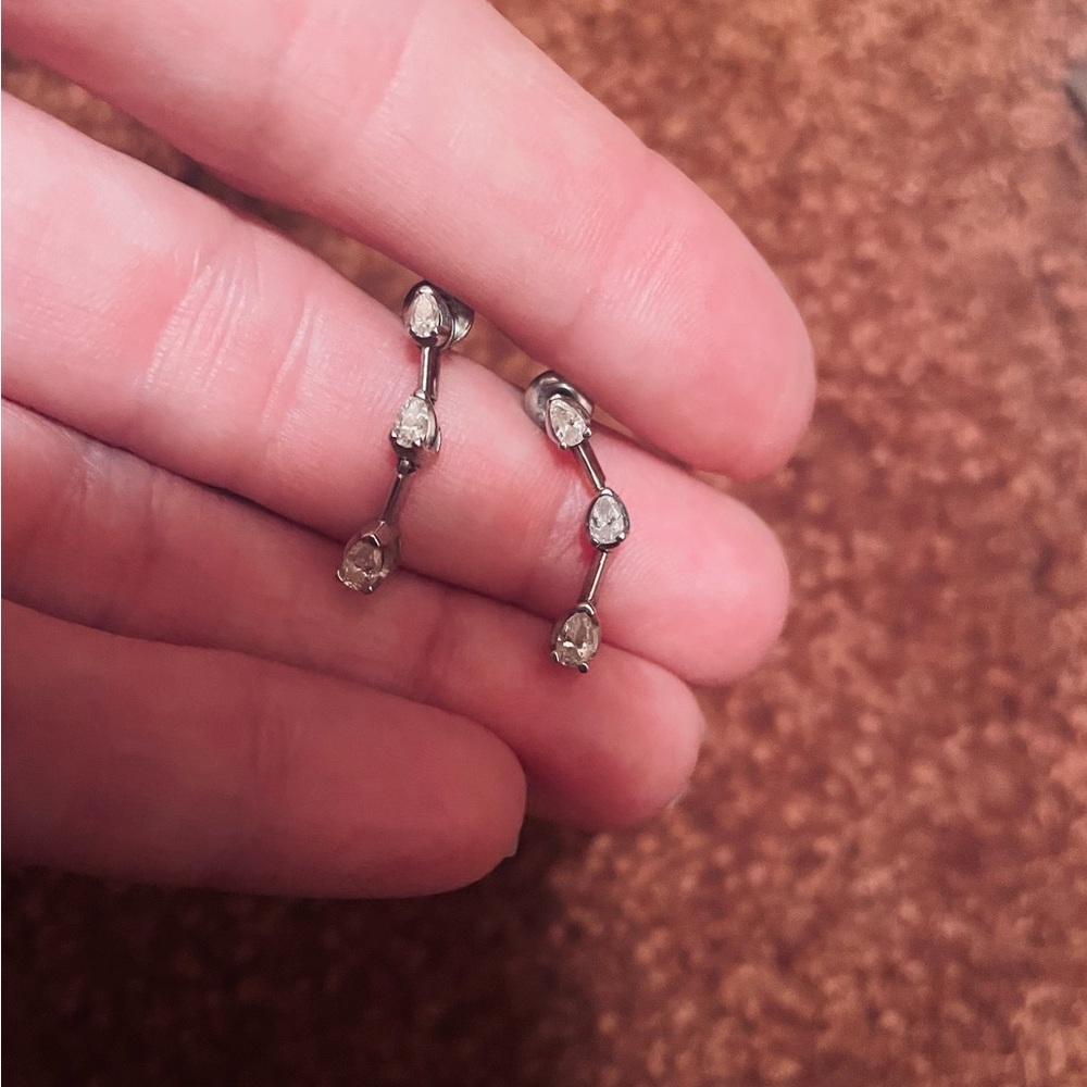 Kay’s White Gold Teardrop Earrings